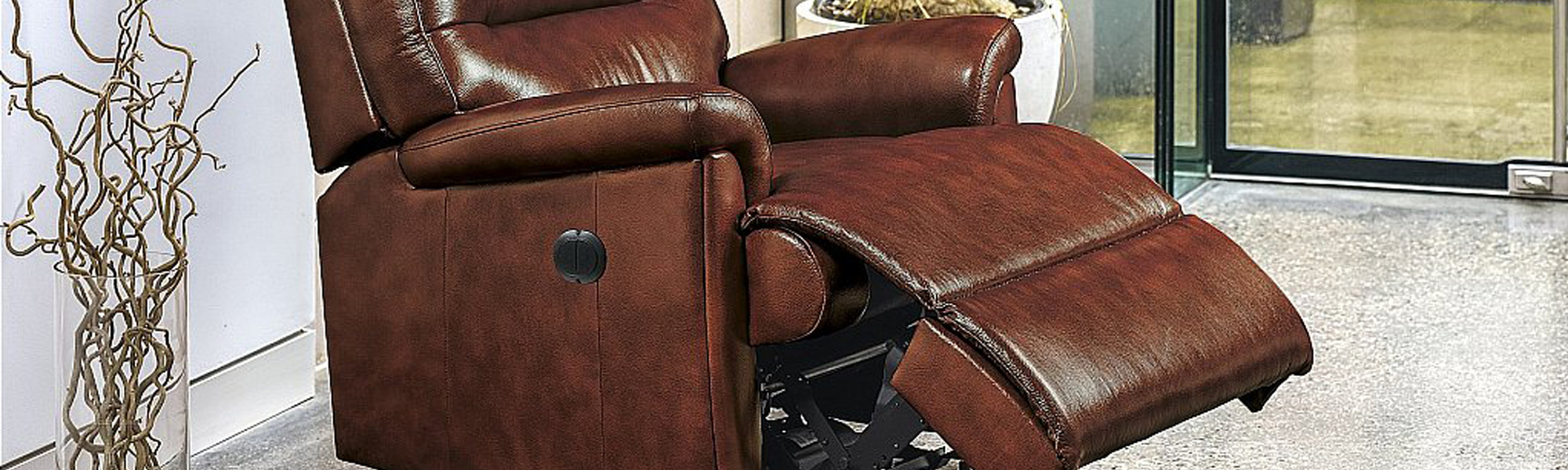 Leather Manual Recliner Chairs
